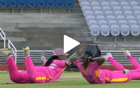 [Watch] Barbados Royals' Aaliyah Alleyne Pulls Off A Unique Sky-Diving Celebration During WCPL 2024 Final